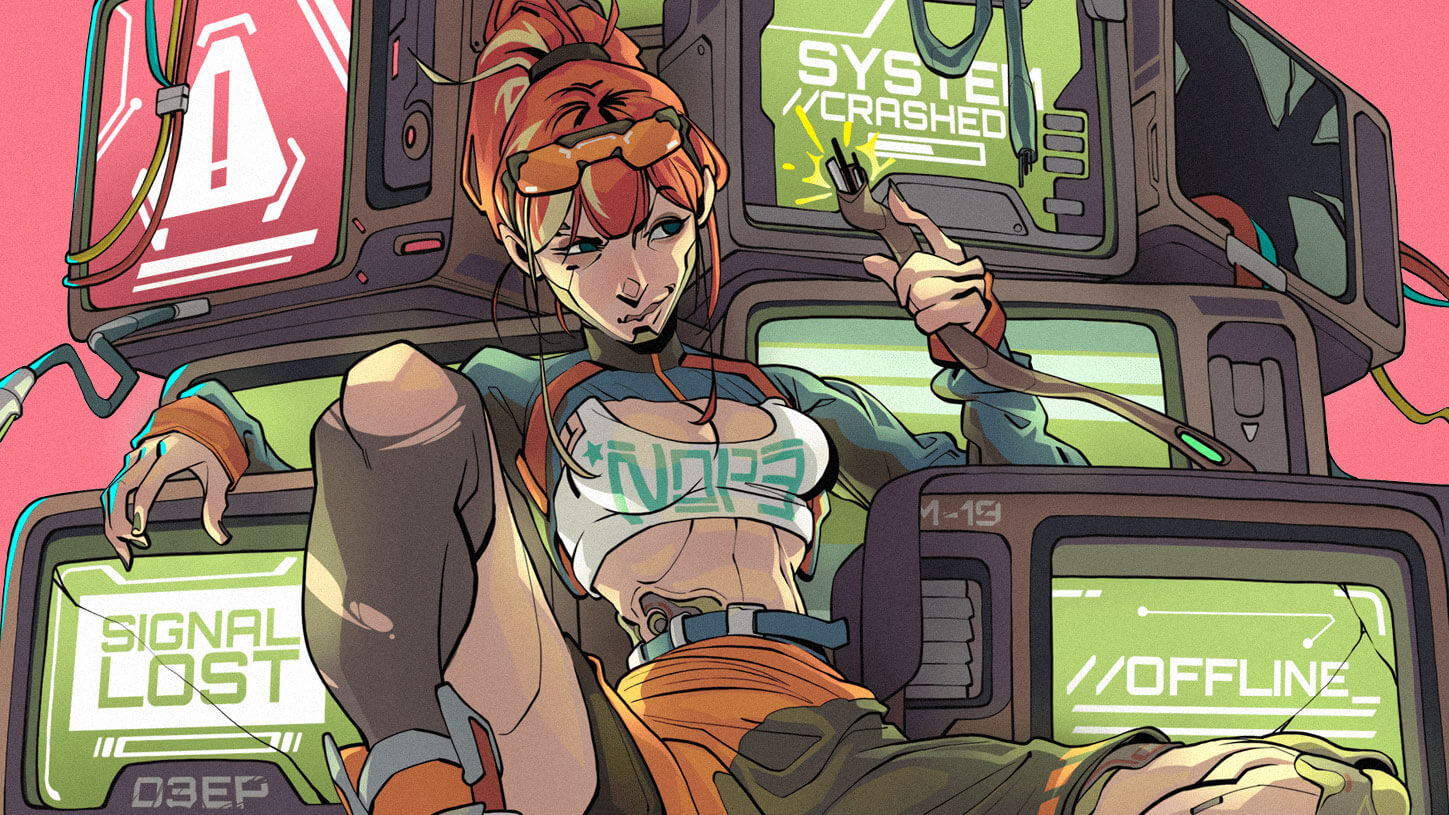 The Lost Glitches hero