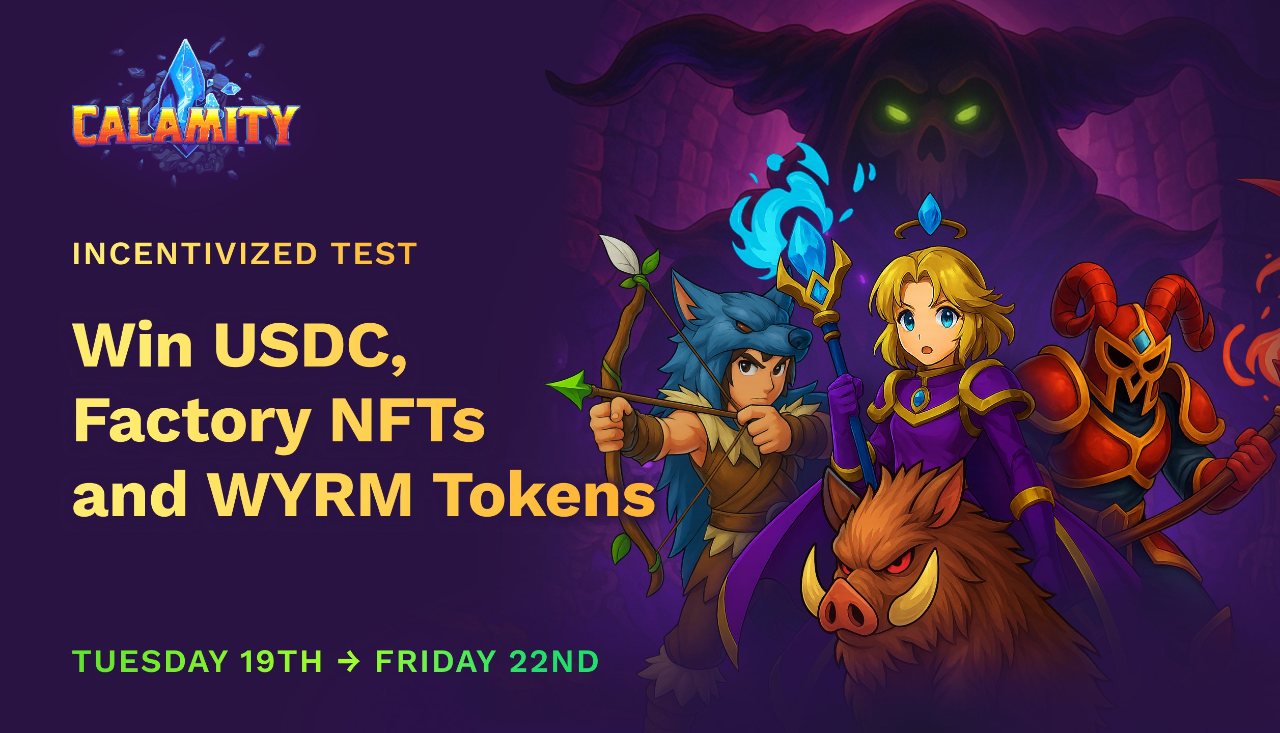 Calamity Technical Test: New Event with Rewards