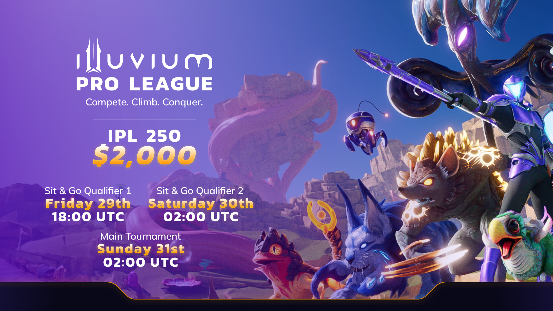 Illuvium Pro League 250: $2,000 Tournament Shakes Up Web3 Gaming from August 29–31